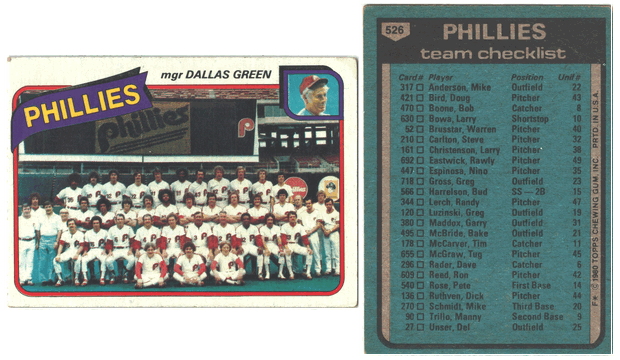 Philadelphia Phillies - Team  & Checklist