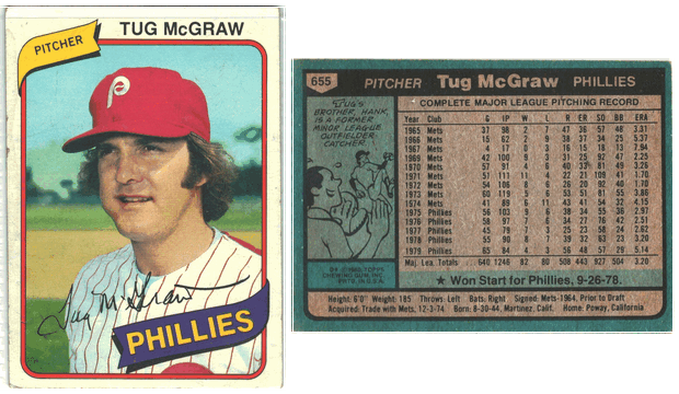 Philadelphia Phillies - Tug McGraw - #2