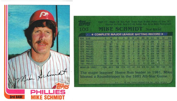 Philadelphia Phillies - Mike Schmidt (1982)