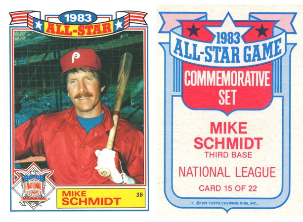 Philadelphia Phillies - Mike Schmidt - Topps All Stars