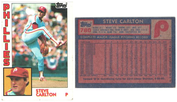 Philadelphia Phillies - Steve Carlton - #1