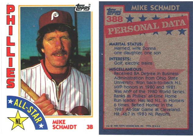 Philadelphia Phillies - Mike Schmidt - All Stars (388)