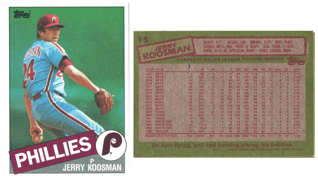 Philadelphia Phillies - Jerry Koosman