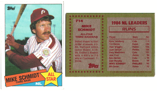 Philadelphia Phillies - Mike Schmidt - All Star (714)