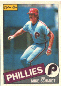 Philadelphia Phillies - Mike Schmidt - O-pee-Chee