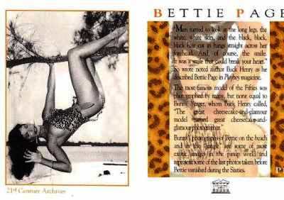 Promo Card - Bettie Page