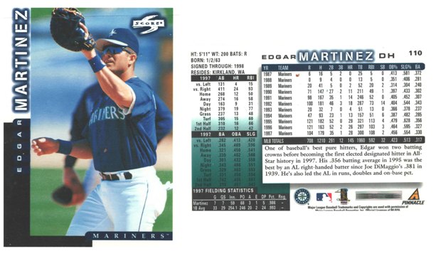 Seattle Mariners - Edgar Martinez - #3