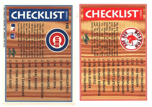 1995 Checklist - #2