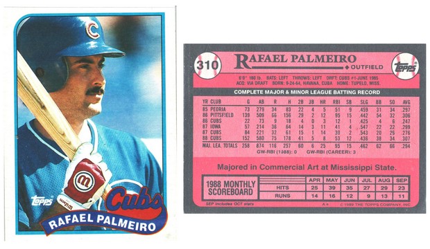 Chicago Cubs - Rafael Palmeiro - #2