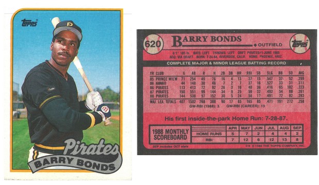 Pittsburgh Pirates - Barry Bonds - #620