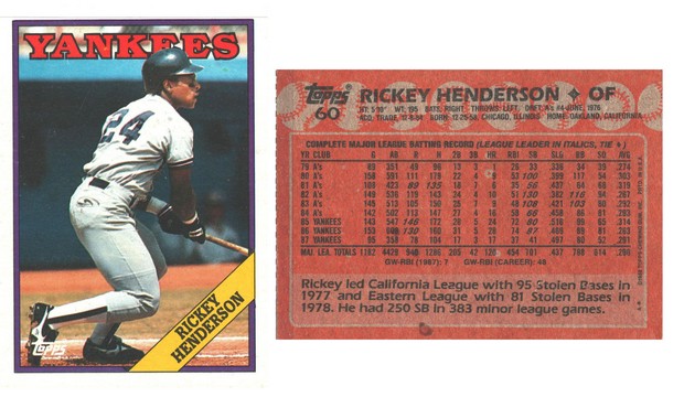 New York Yankees - Rickey Henderson - #2