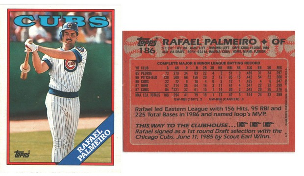 Chicago Cubs - Rafael Palmeiro - #1