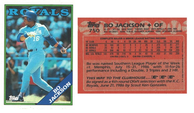 Kansas City Royals - Bo Jackson - #4