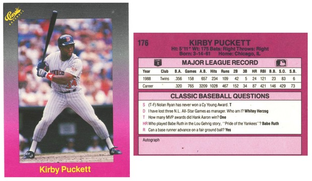 Minnesota Twins - Kirby Puckett (176)