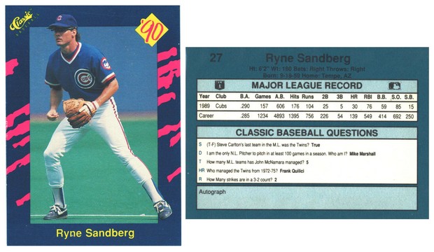 Chicago Cubs - Ryne Sandberg - #1