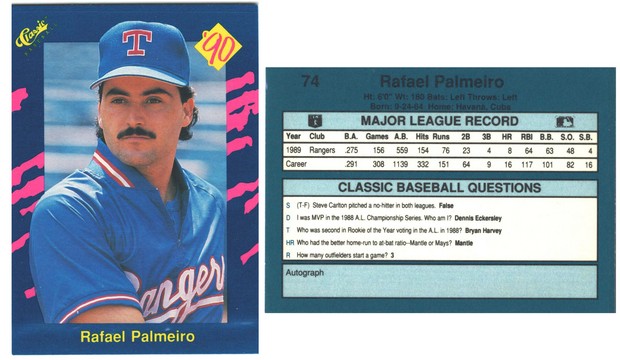 Texas Rangers - Rafael Palmeiro