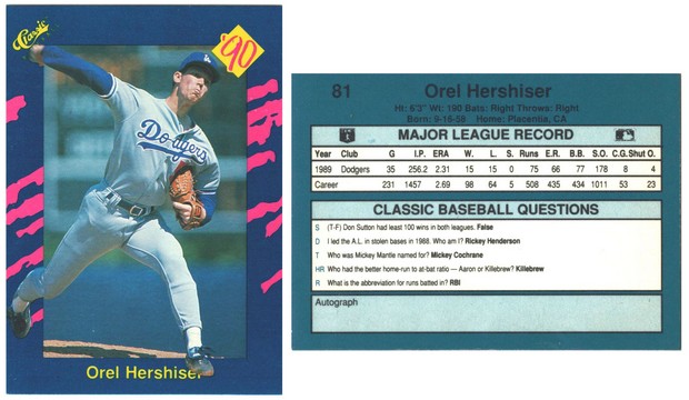 Los Angeles Dodgers - Orel Hershiser - #2