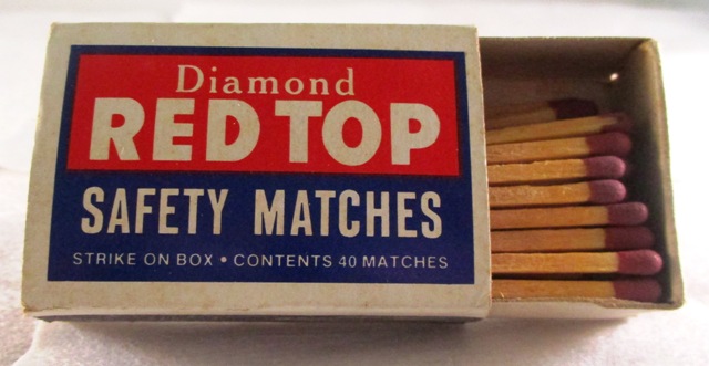 Matchbox - Diamond Red Top Safety Matches