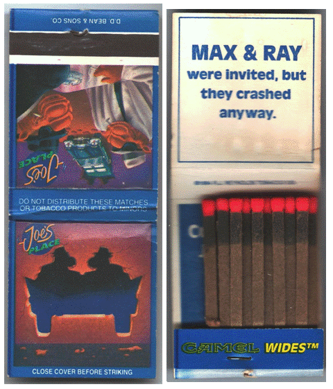 Matchbook - Max & Joe Camel