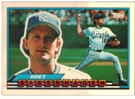 Kansas City Royals - Bret Saberhagen - Topps Big Set