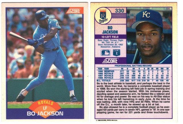 Kansas City Royals - Bo Jackson - #1