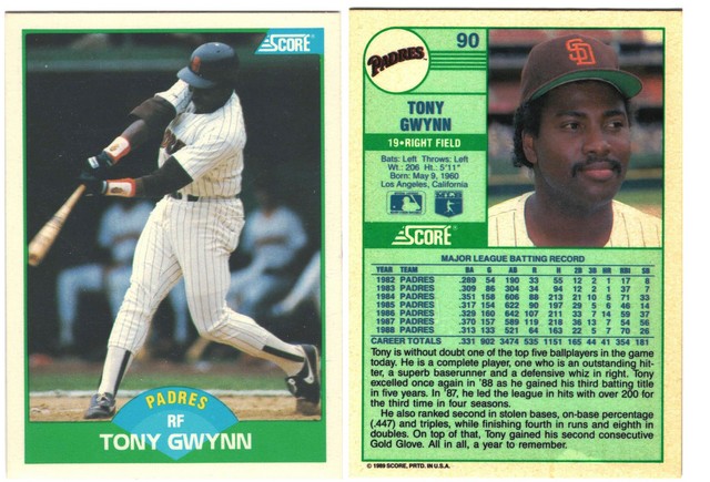 San Diego Padres - Tony Gwynn - #2