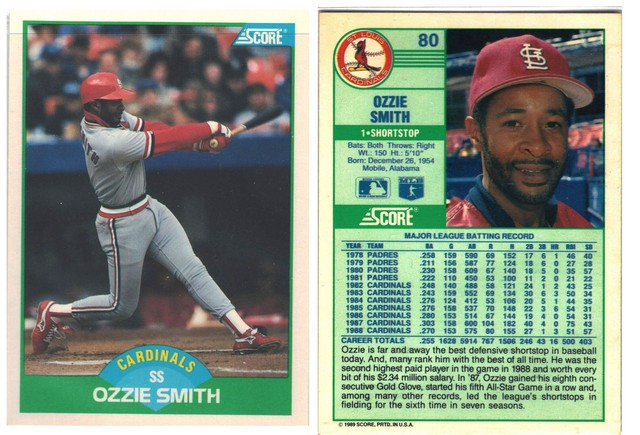 St Louis Cardinals - Ozzie Smith - #1