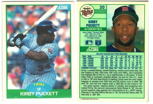 Minnesota Twins - Kirby Puckett (20)