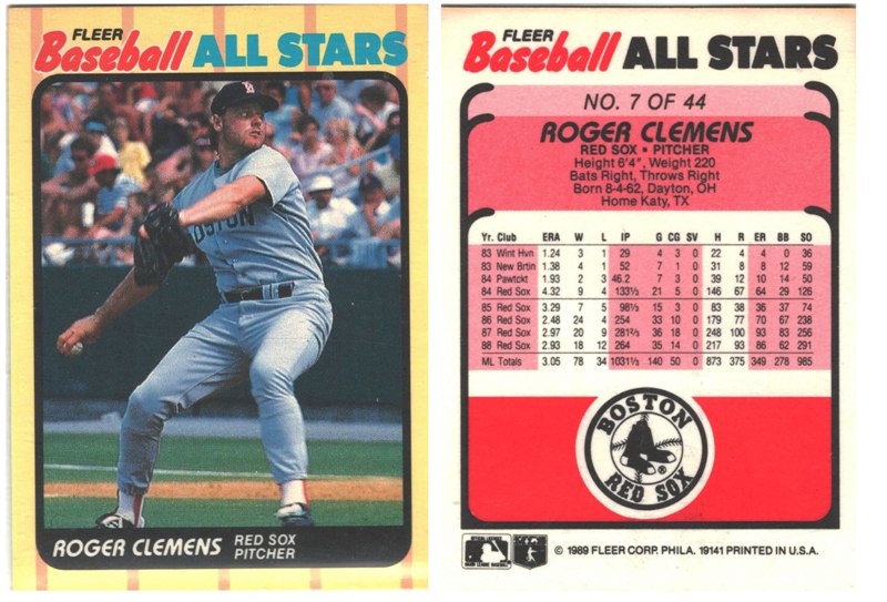 Boston Red Sox - Roger Clemens - ALL STARS