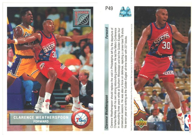 Philadelphia 76ers - Clarence Weatherspoon