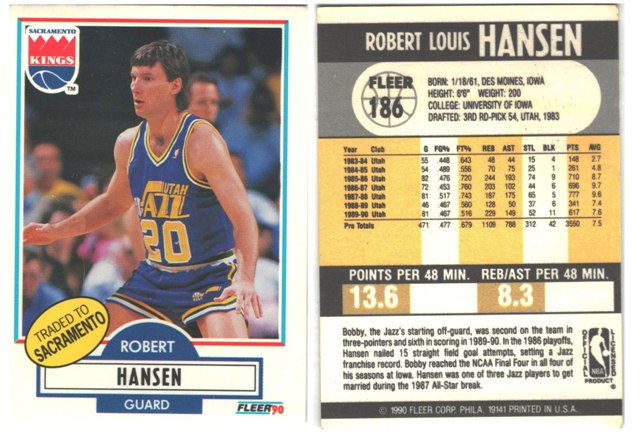 Sacramento Kings - Robert Hansen