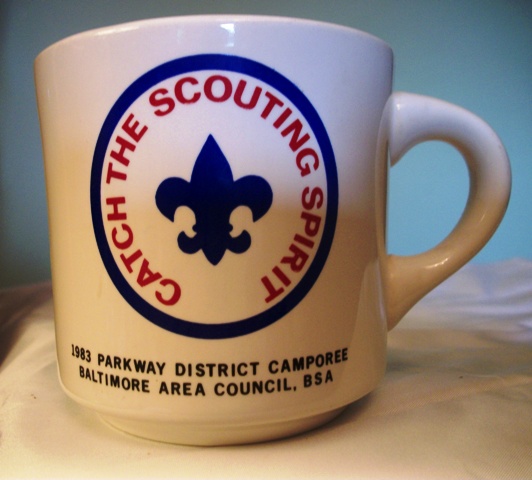 Baltimore Area Council  1983 Parkway District Camporee Mug