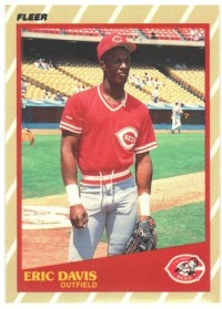 Cincinnati Reds - Eric Davis - Fleer Super Stars