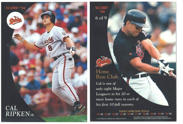 Baltimore Orioles - Cal Ripken, Jr (6)