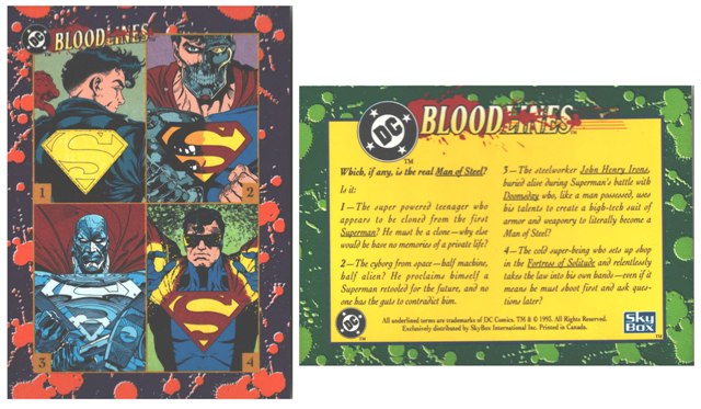 Promo Card - Superman Bloodlines