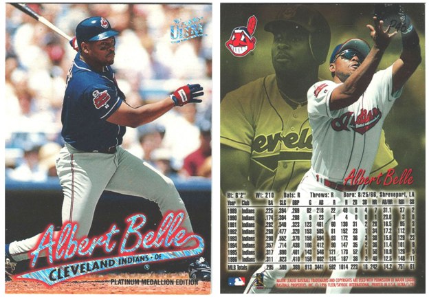 Cleveland Indians - Albert Belle - Platinum Medallion #P46