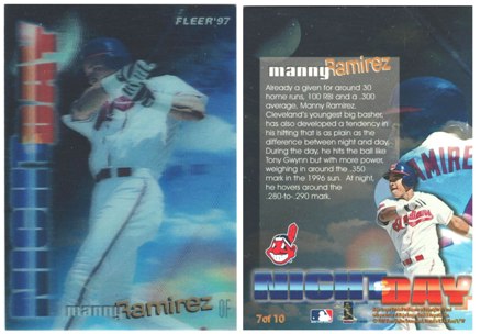 Cleveland Indians - Manny Ramirez - Night & Day