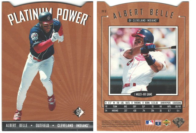 Cleveland Indians - Albert Belle - Platinum Power #PP9