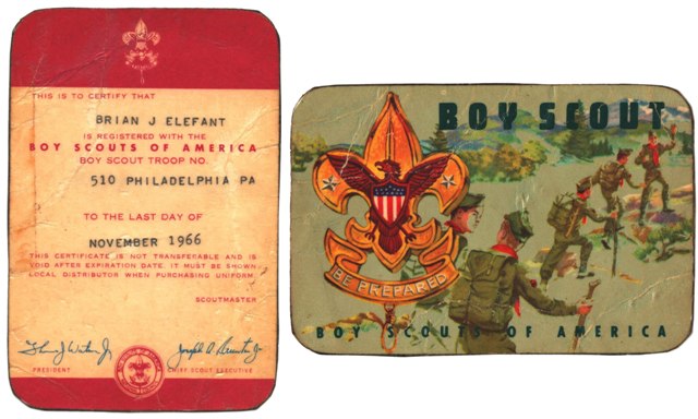 1966 Scout Membership Card