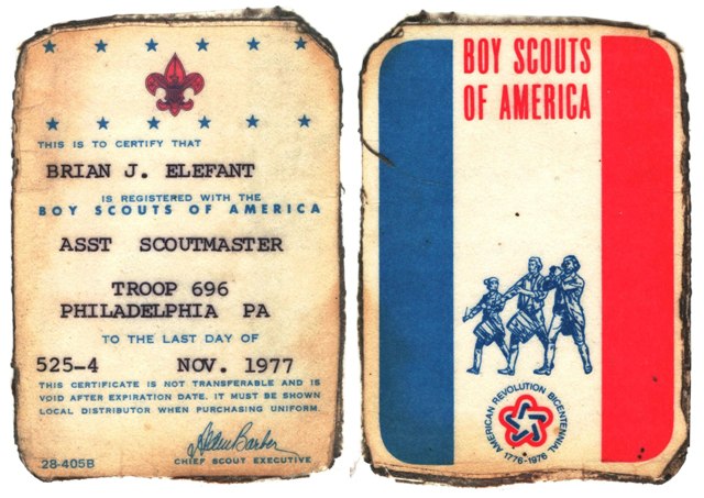 1977 Scout Membership Card - #1