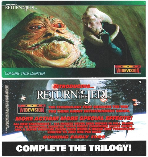 Promo Card - Star Wars Galaxy -	Return of the Jedi - WideVision