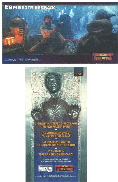 Promo Card - Star Wars - The Empire Strikes Back - WideVision P3