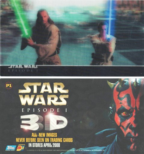 Promo Card - Star Wars Episode 1 - 3D Card