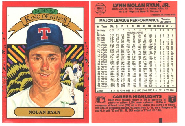 Texas Rangers - Nolan Ryan - King of Kings