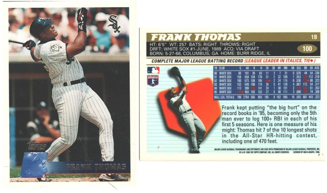 Chicago White Sox - Frank Thomas (100)