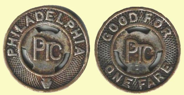 Token - Philadelphia PTC - 1950's