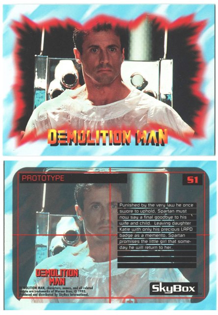 Promo Card - Demolition Man