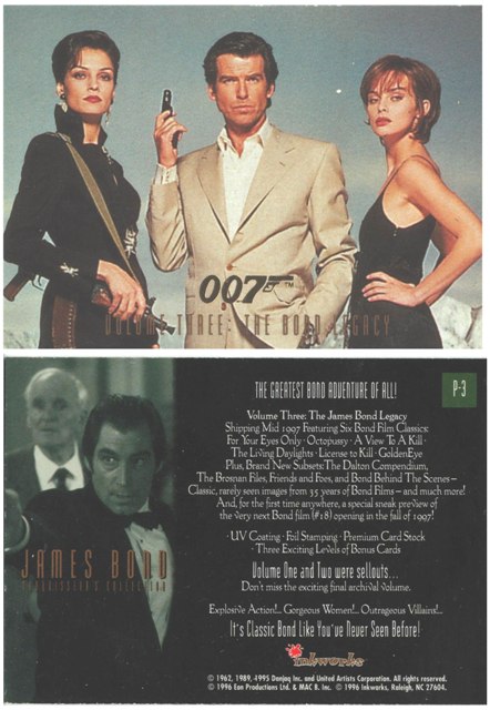 Promo Card - James Bond Connoisseurs Collection Series 3