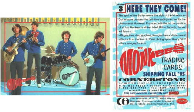 Promo Card - The Monkees