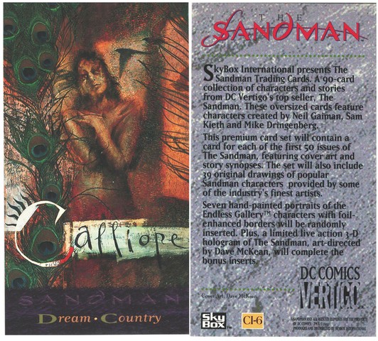 Promo Card - The Sandman “Dream Country”